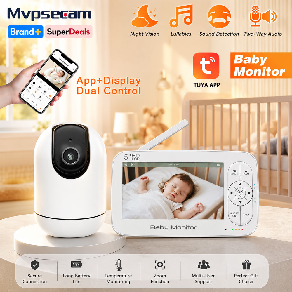 Audio Detect Music - Monitor Inteligente WiFi para Bebés con