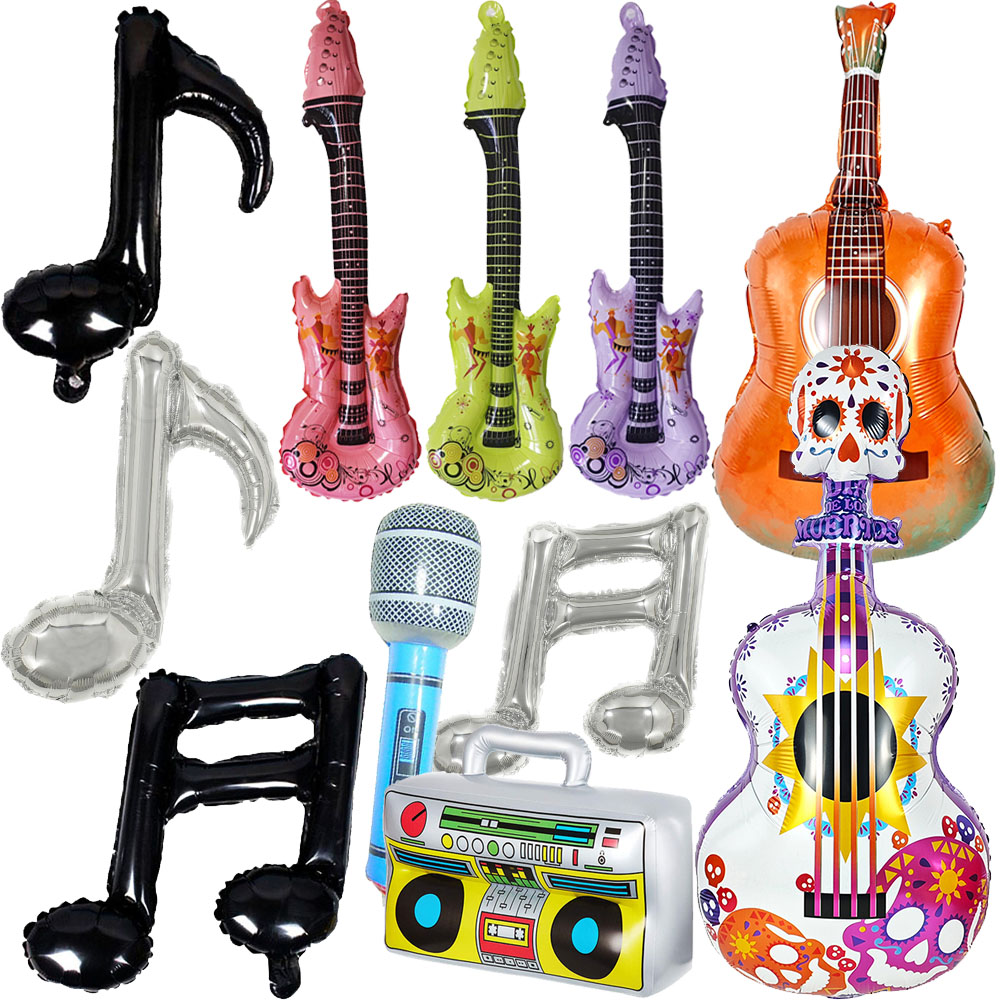 Audio Music Notes - Set de Globos con Temática Musical