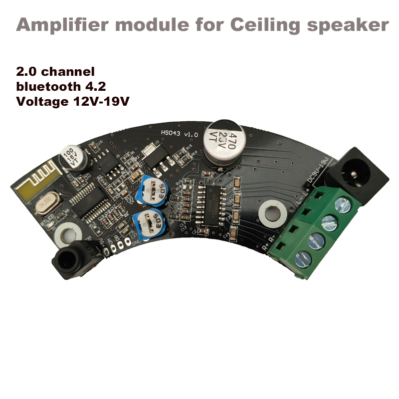 Audio Music In Background - Placa amplificadora bluetooth altavoz de techo