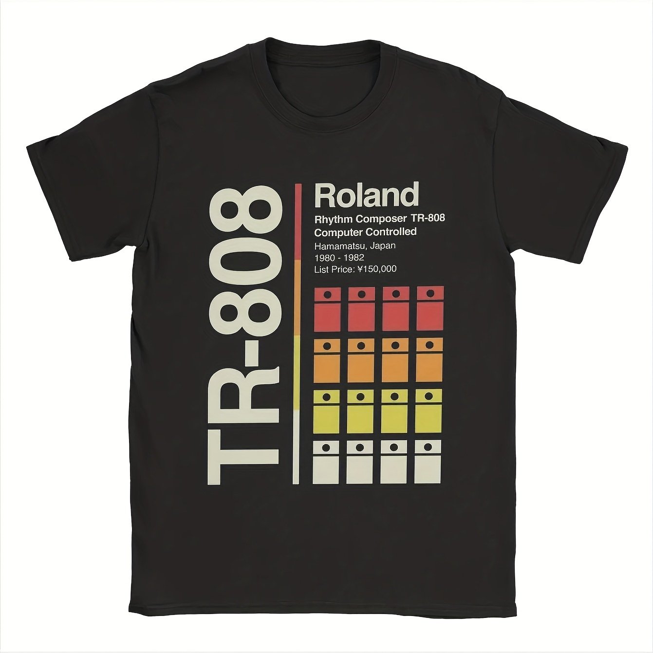 Audio Music Logo - Camiseta Retro de Música para Hombre