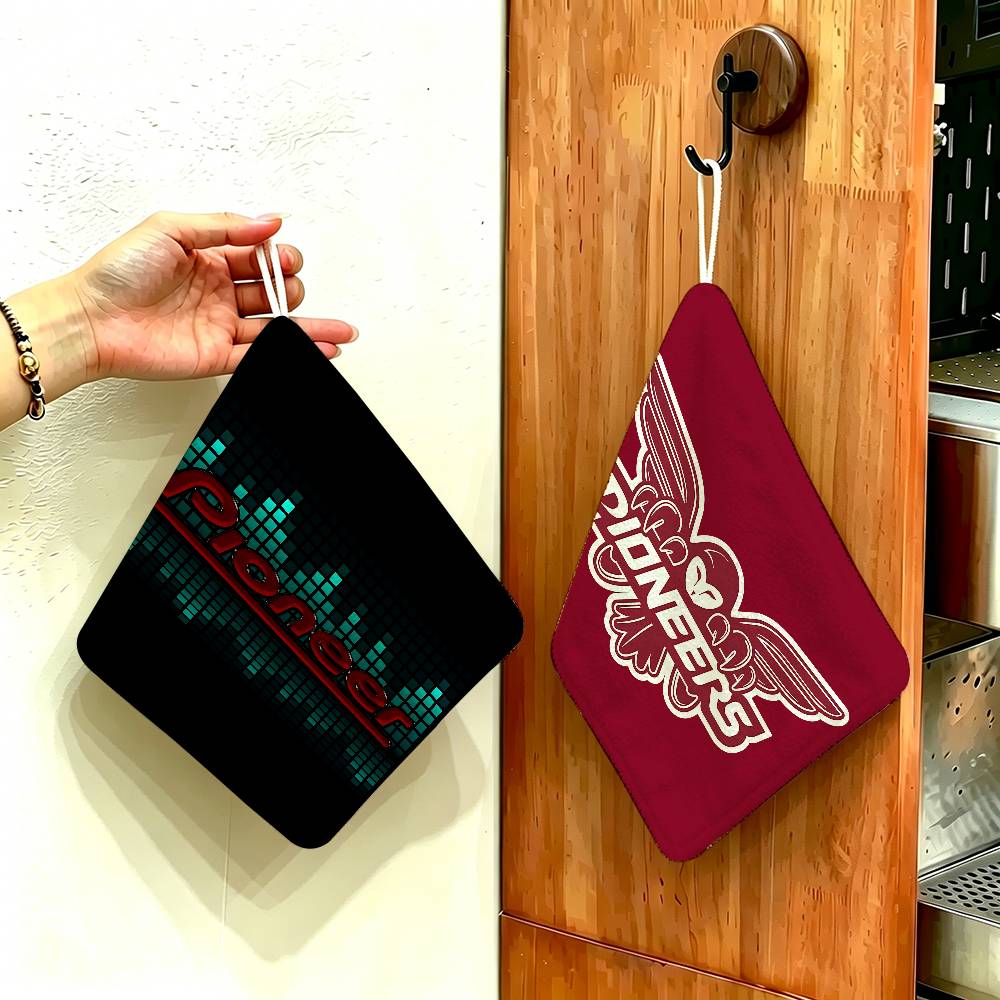 Audio Music Logo - Toalla de cocina colgante con logotipo