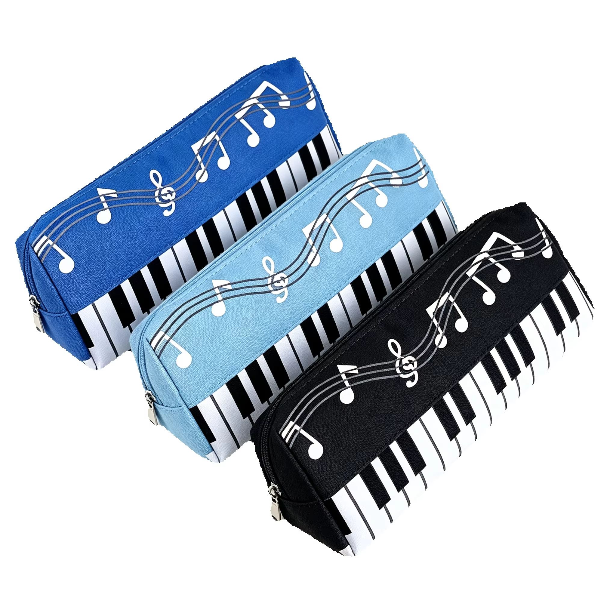 Audio Music Notes - Estuche para lápices con diseño de