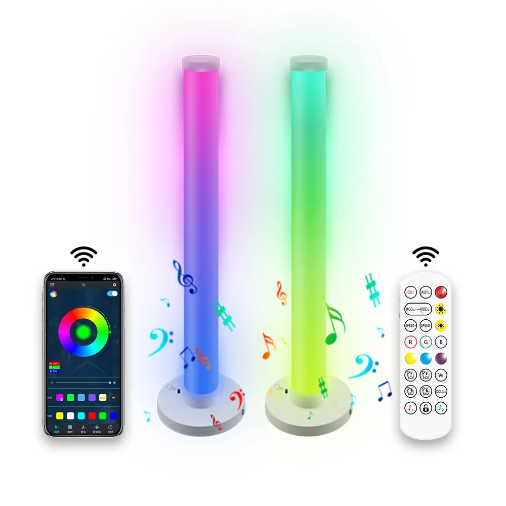 Audio Music Recognition - Lámpara de Mesa Inteligente con Barra