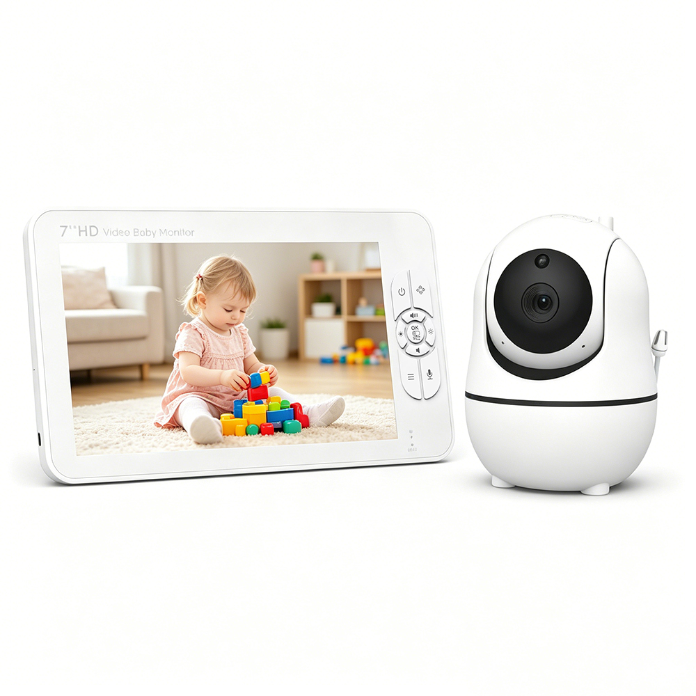 Audio Detect Music - Monitor para Bebés de 7 Pulgadas