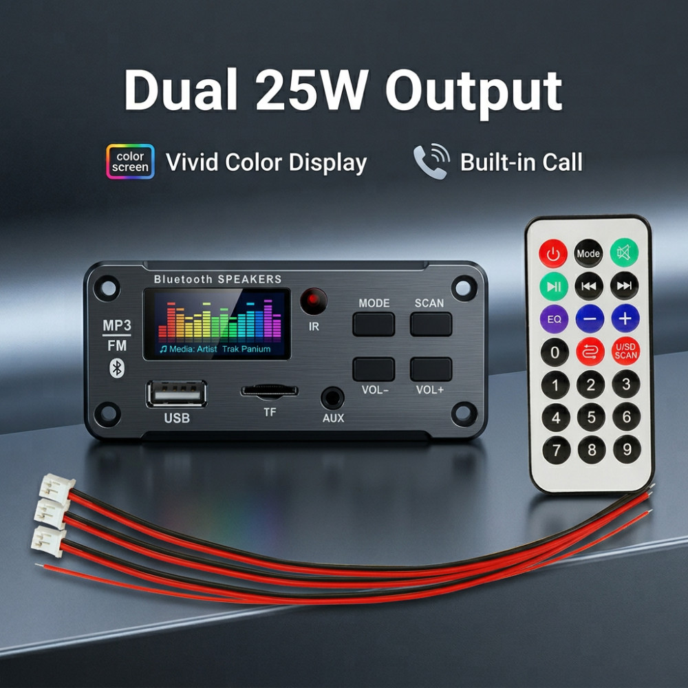 Audio Music Mp3 Free - Amplificador de 50W con Bluetooth, Reproductor