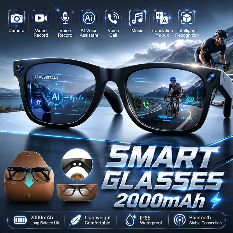 Audio Music Recognition - Gafas Inteligentes con Cámara HD de