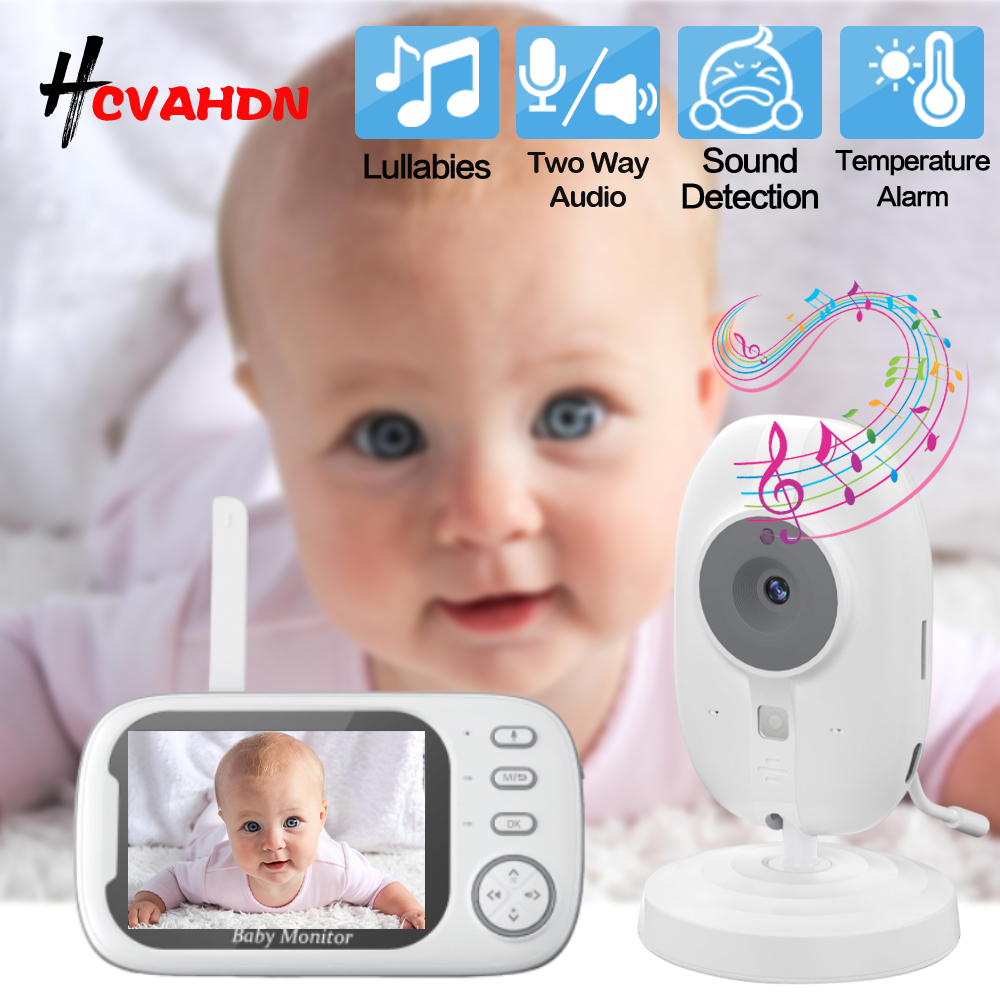 Audio Detect Music - Monitor de Bebé con Video 2.4G,