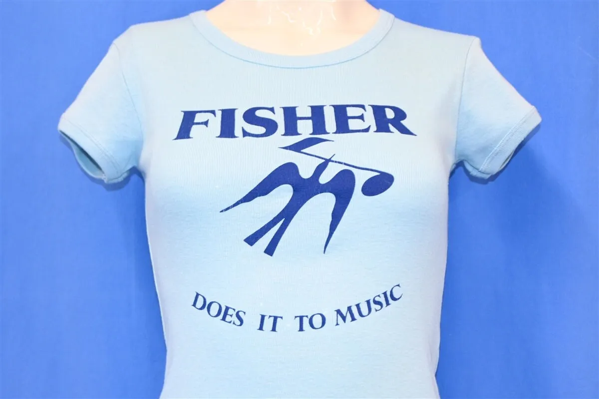 Audio Music Logo - Camiseta promocional con logotipo de Fisher