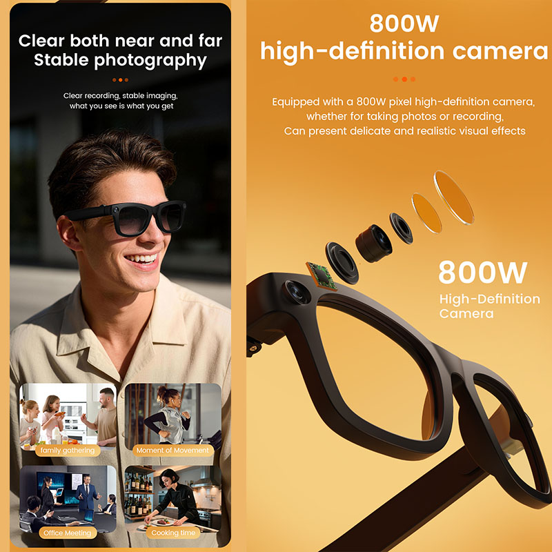 Gafas Inteligentes con Cámara  - Audio Music Recognition reseña y precio