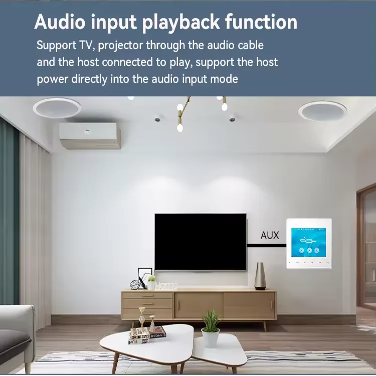 Amplificador de pared Bluetoot - Audio Music In Background reseña y precio