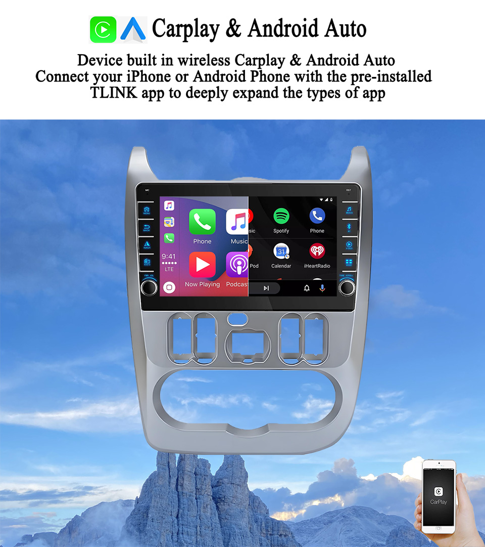 8G 128G Android14 Radio de coc - Audio Music Logo reseña y precio