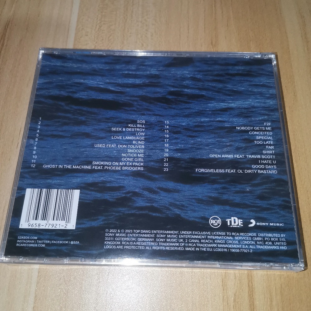 SZA SOS CD, Álbum de Música R& - Audio Music New Song reseña y precio