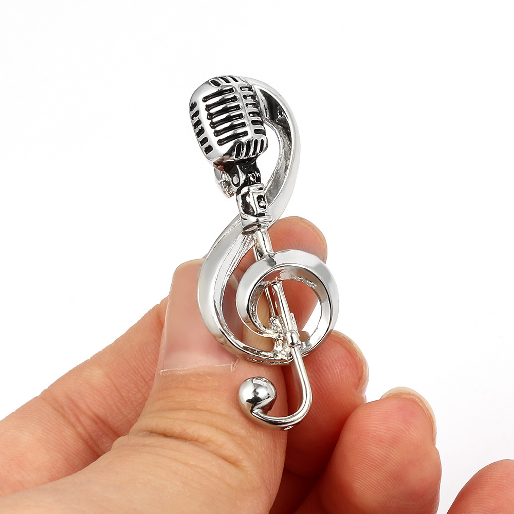 Elegante broche de nota musica - Audio Music Notes reseña y precio