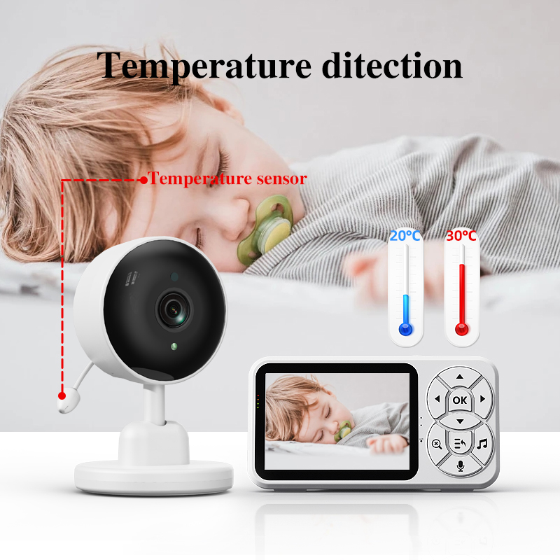 Danmini-Monitor de bebé de 3,5 - Audio Detect Music reseña y precio