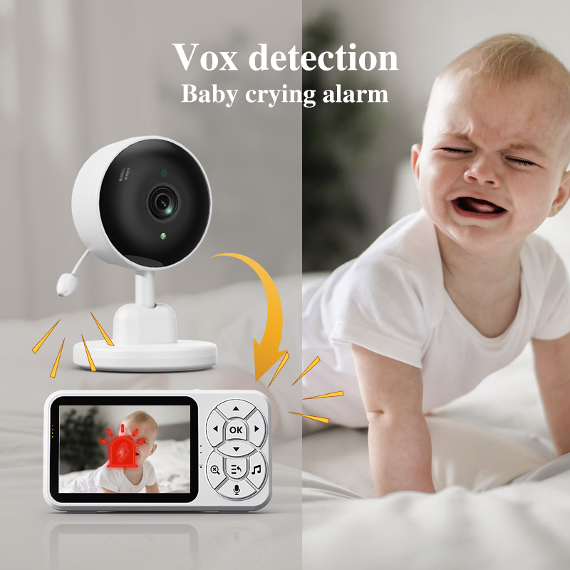 Danmini-Monitor de bebé de 3,5 - Audio Detect Music reseña y precio