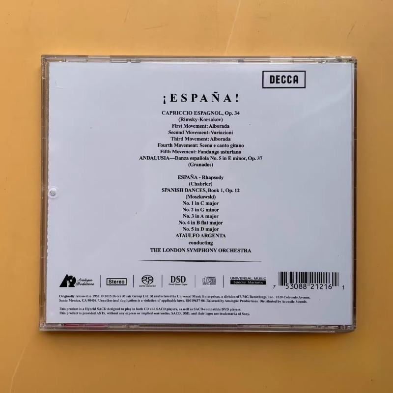 CD de Música Española Rhapsody - Audio Music Hip Hop reseña y precio