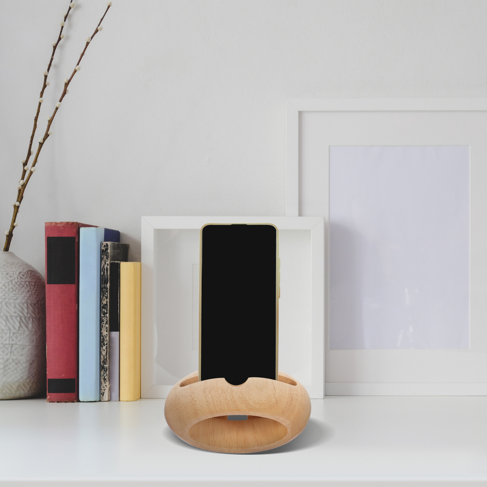 Soporte de Madera para Teléfon - Audio Music Web reseña y precio