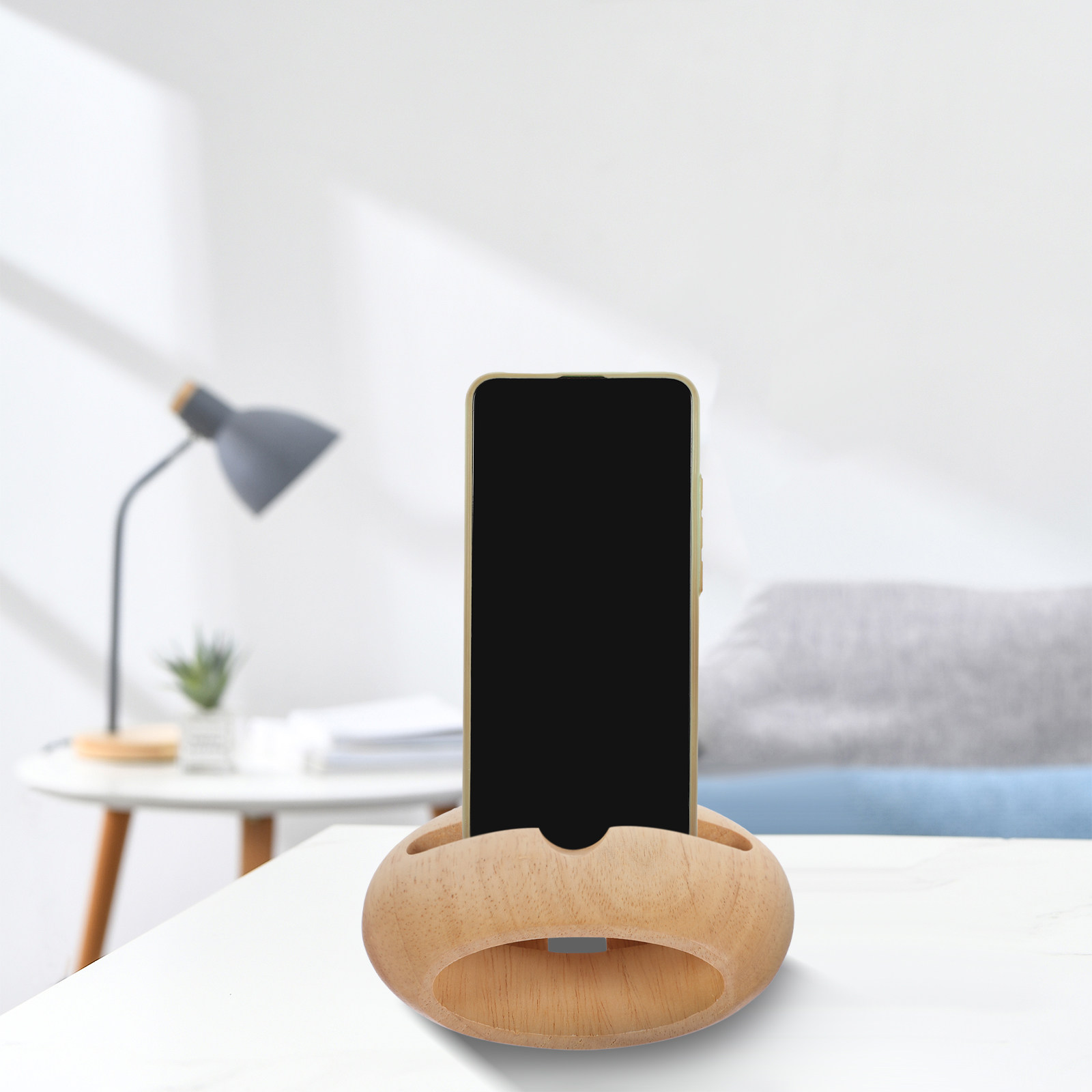 Soporte de Madera para Teléfon - Audio Music Web reseña y precio