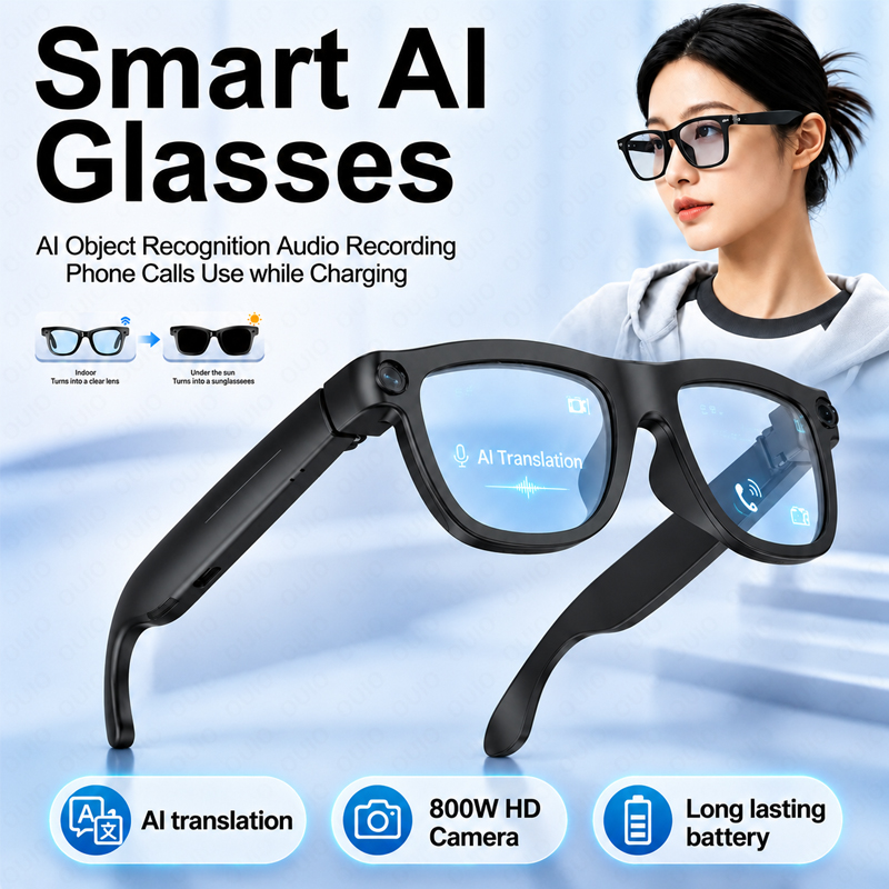 Gafas Inteligentes con Cámara  - Audio Music Recognition reseña y precio