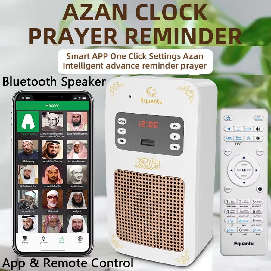 Reloj Azan del Corán, Altavoz  - Audio Music Islamic reseña y precio