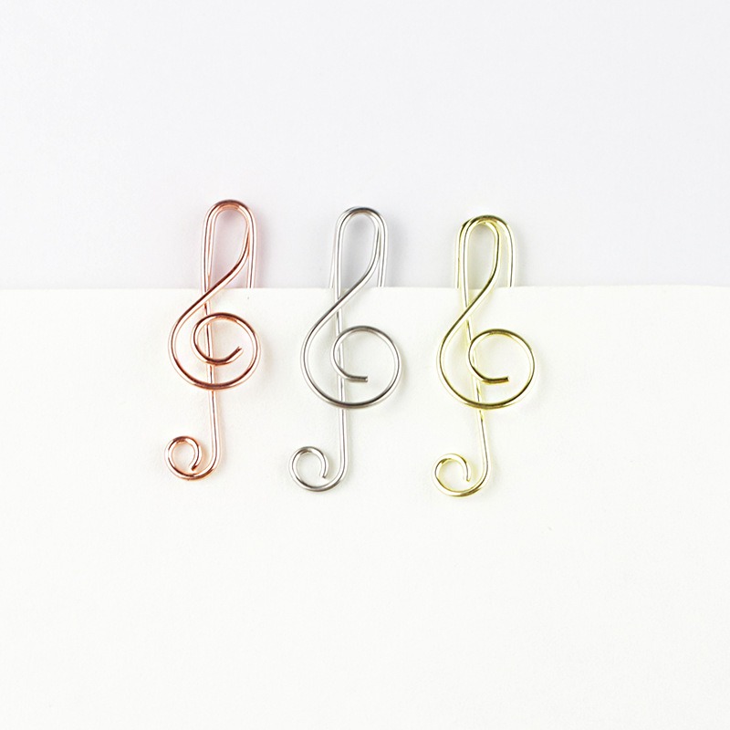 10 unids/caja Clips de papel e - Audio Music Notes reseña y precio