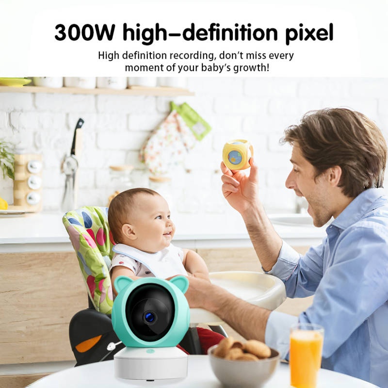 Danmini 1080P Monitor de bebé  - Audio Detect Music reseña y precio
