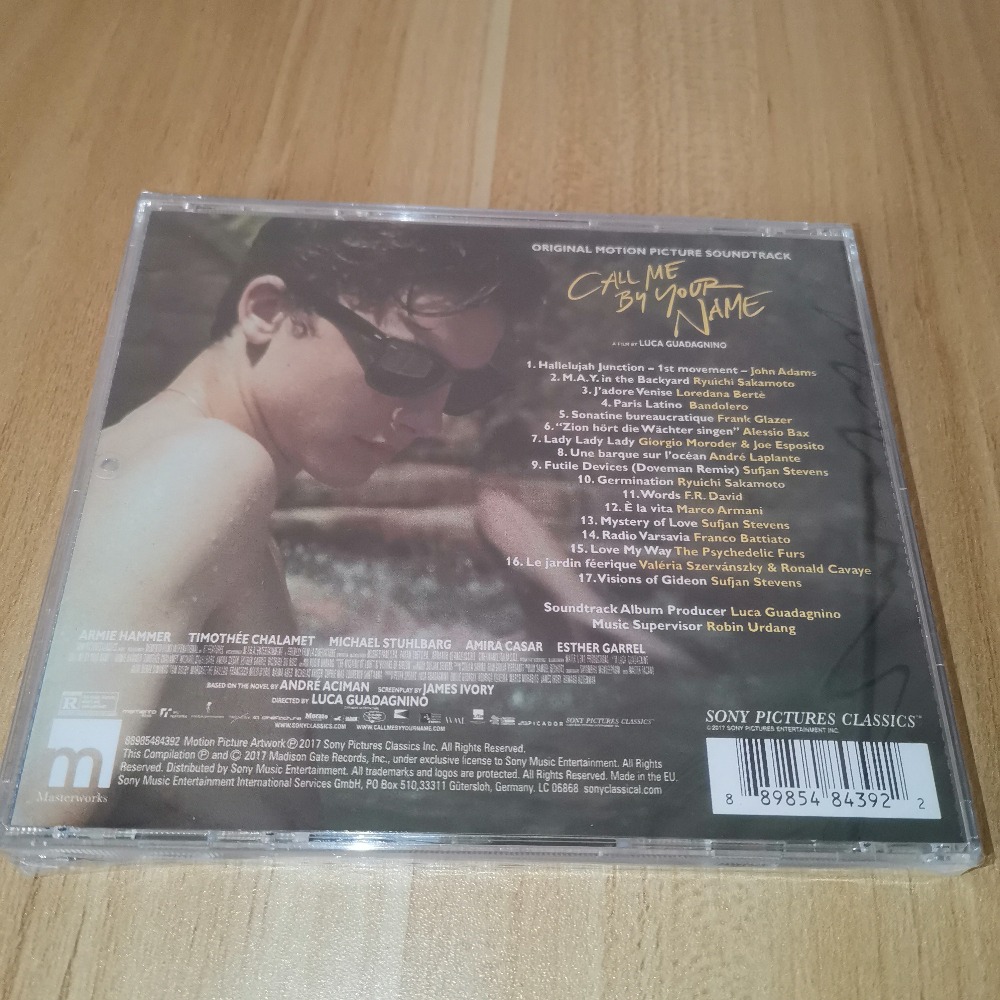 CD de la banda sonora de Call  - Audio Music New Song reseña y precio