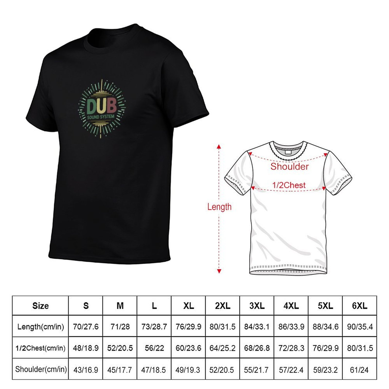 Camiseta con logo del sistema  - Audio Music Logo reseña y precio