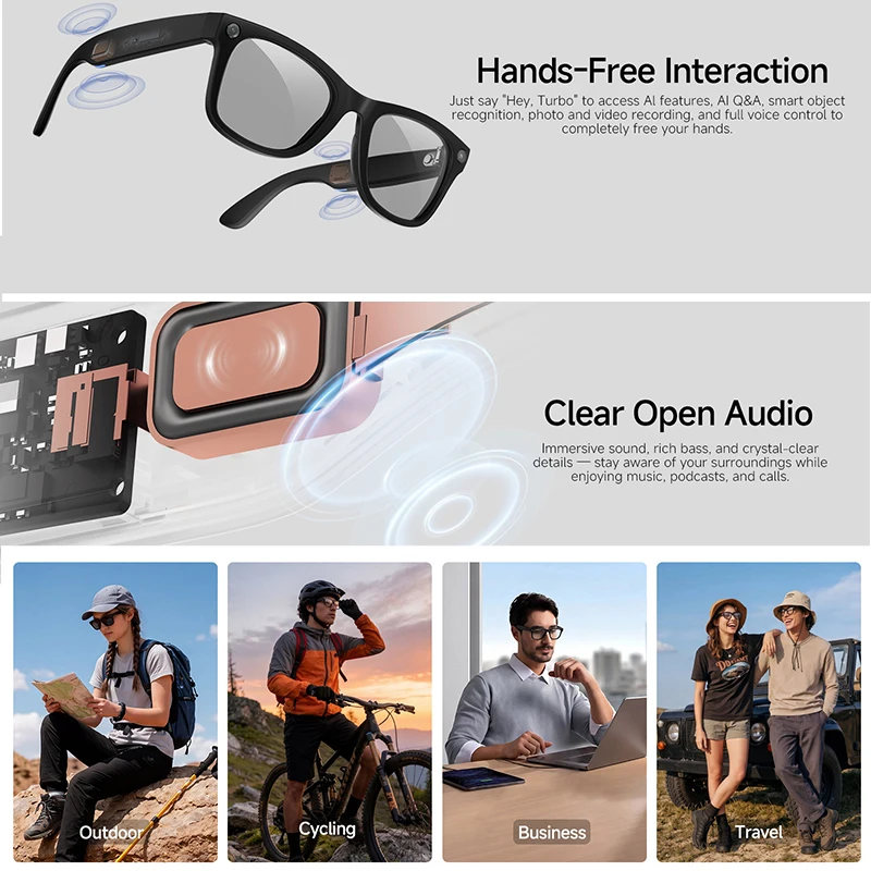 Gafas Inteligentes con Cámara  - Audio Music Recognition reseña y precio