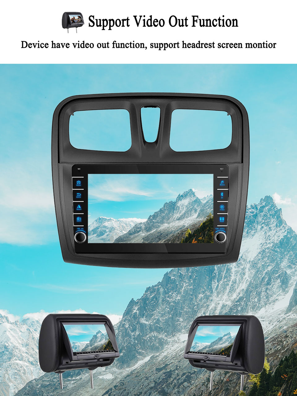 8G 128GB Android 14 Radio de c - Audio Music Logo reseña y precio