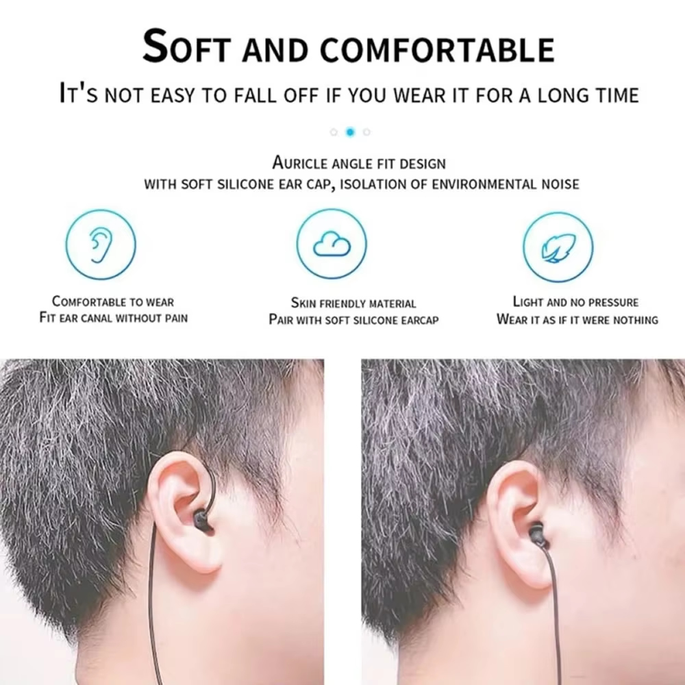 Auriculares cortos con cable d - Audio Music Mp3 Free reseña y precio