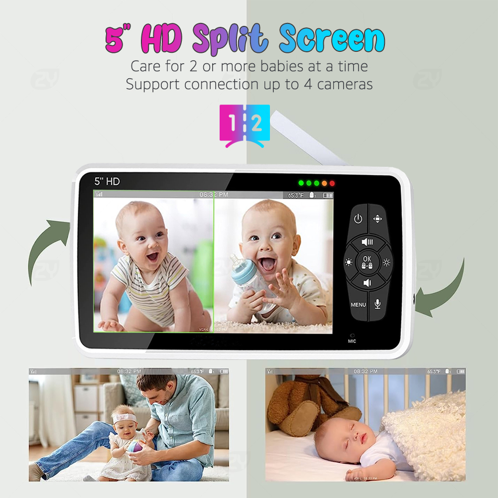 Monitor de video para bebés de - Audio Detect Music reseña y precio