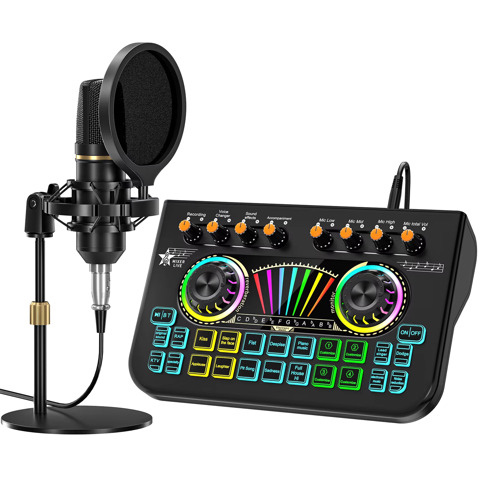 Kit de Micrófono para Podcast  - Audio Youtube Music Free reseña y precio