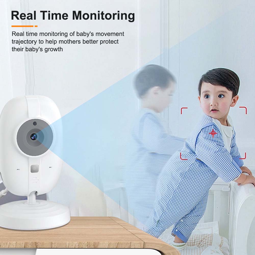 Monitor de vídeo para bebés, 3 - Audio Detect Music reseña y precio